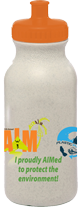 AIM/Plastic Punch water bottle, granite